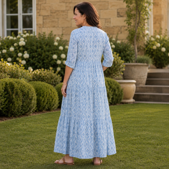 Honora Tiered Maxi Dress