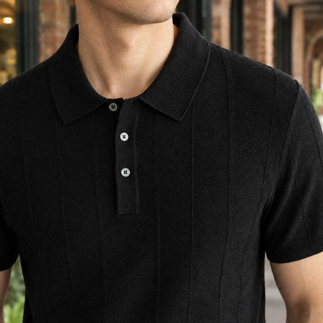 Florian Ribbed Polo