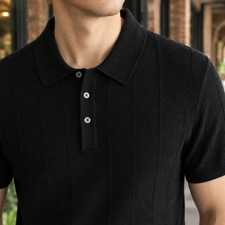 Florian Ribbed Polo