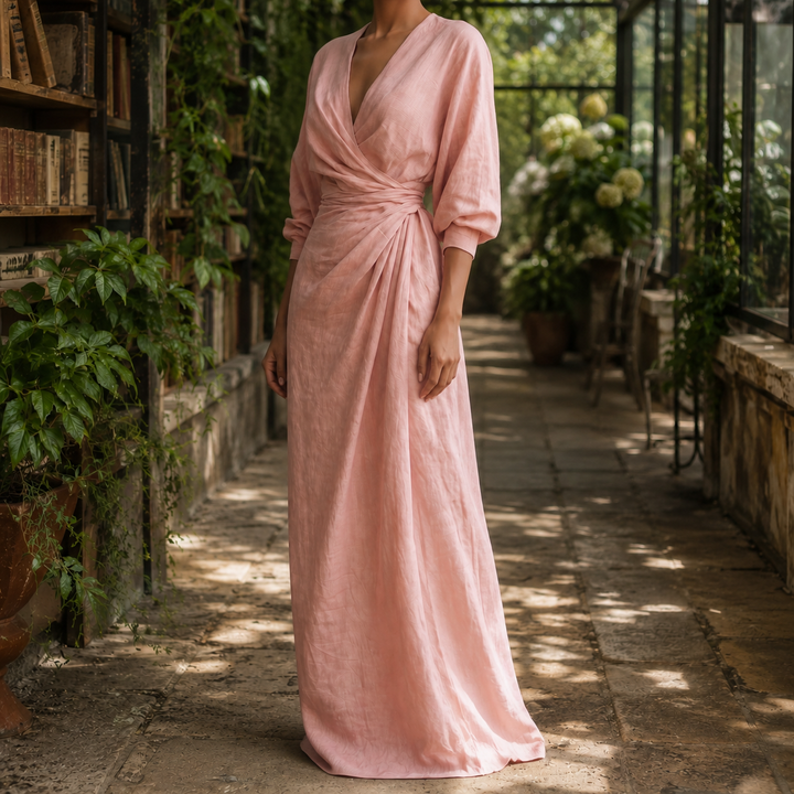 Valentina-Louise Wrap Maxi Dress