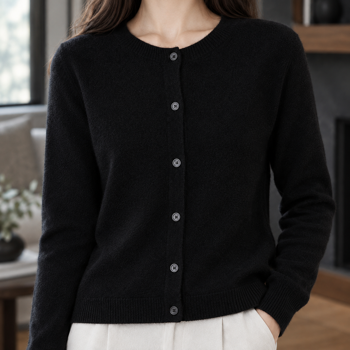 Michelle Round Neck Cardigan