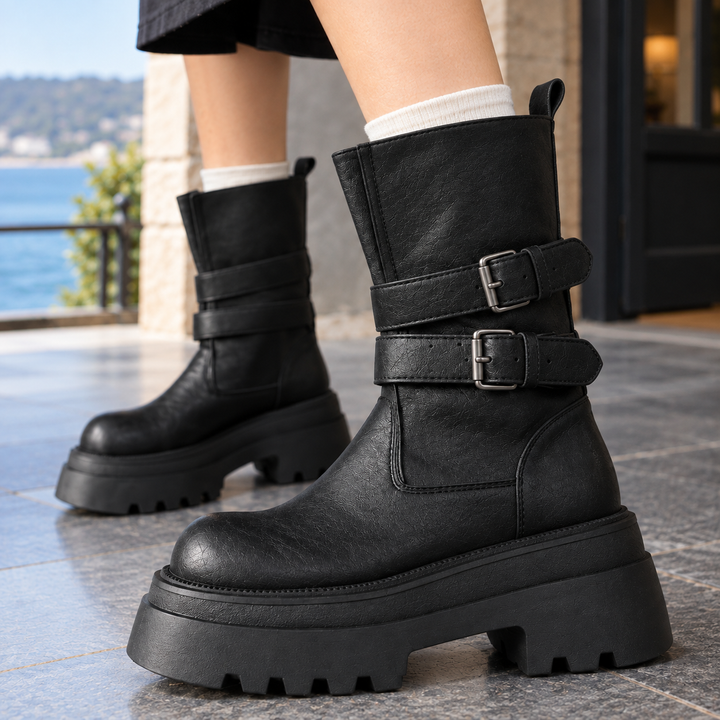 Campana-Arezzo Buckle Boots