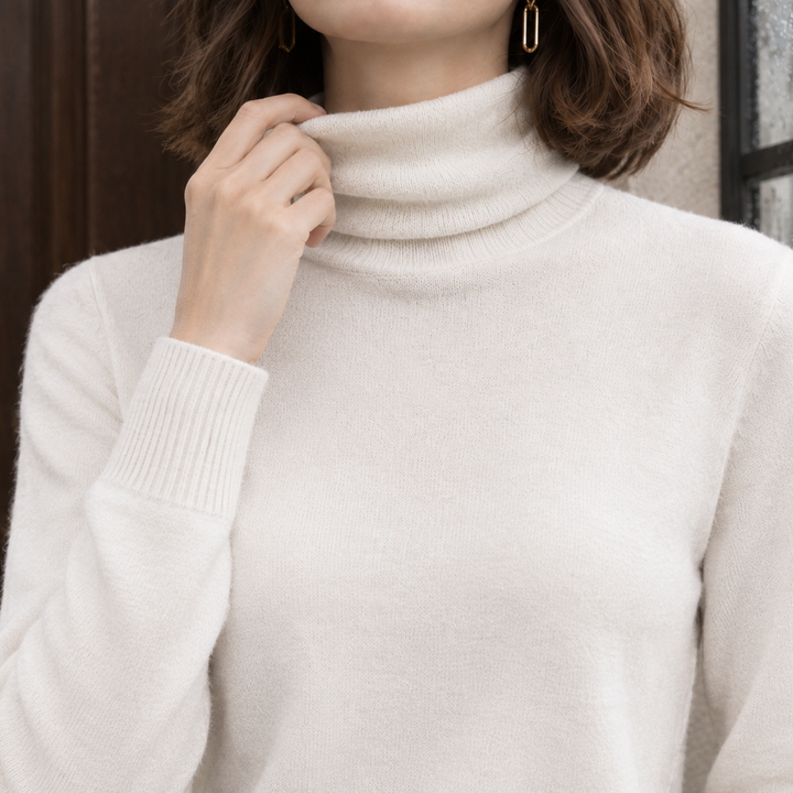 Arwen-Claire Wool Turtleneck Sweater