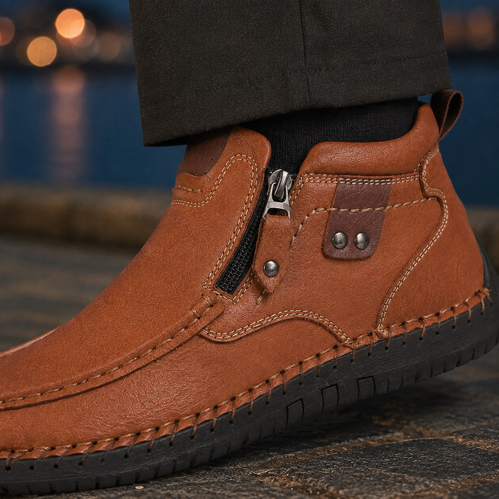 Toscano Zip Ankle Boots