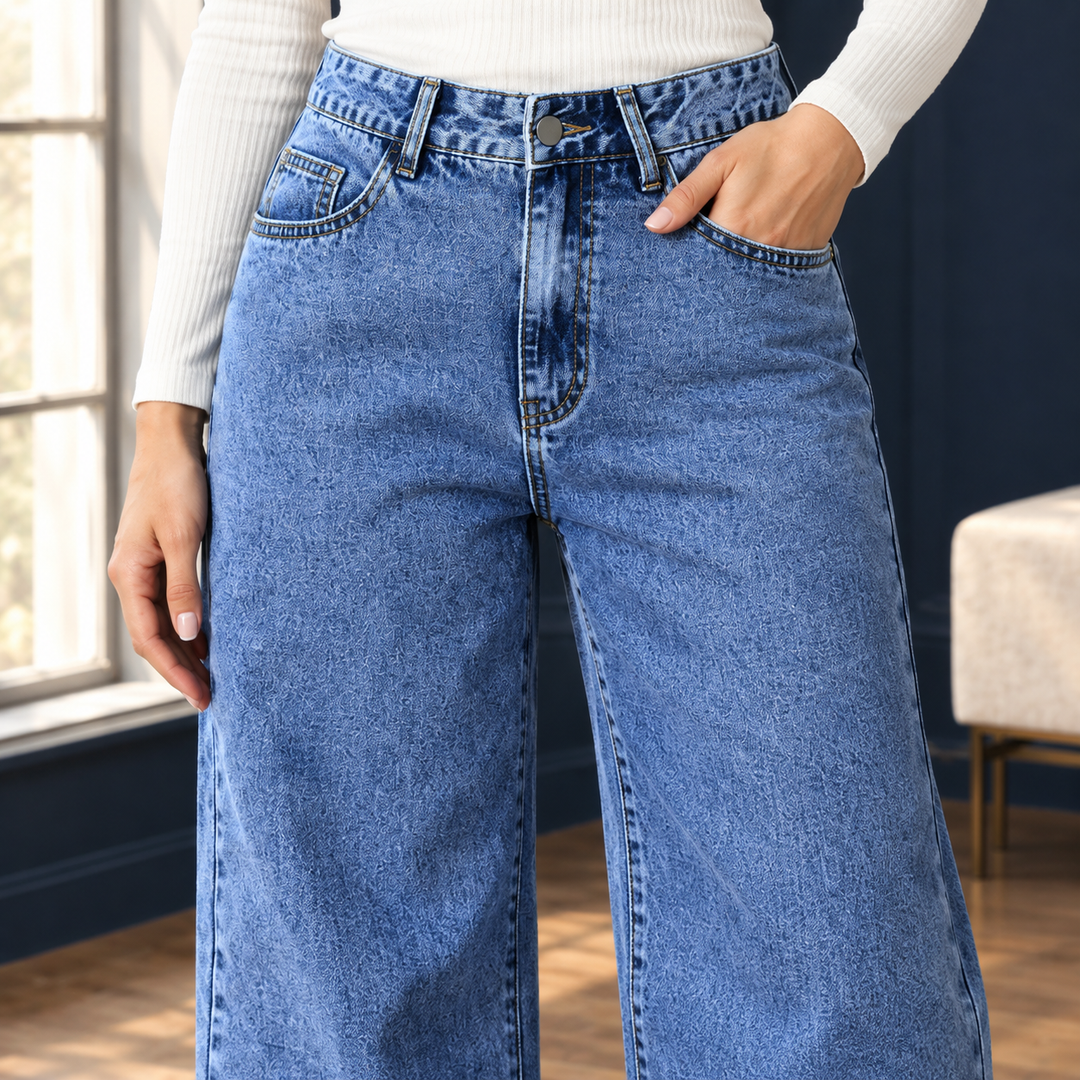 Eugenie Wide Leg Jeans