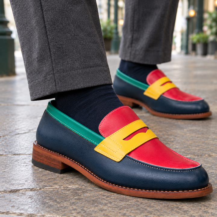 Cividale-Siena Colorblock Loafers