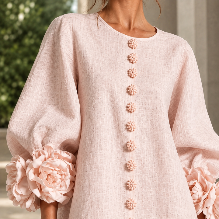 Lucinda Floral Cuff Dress