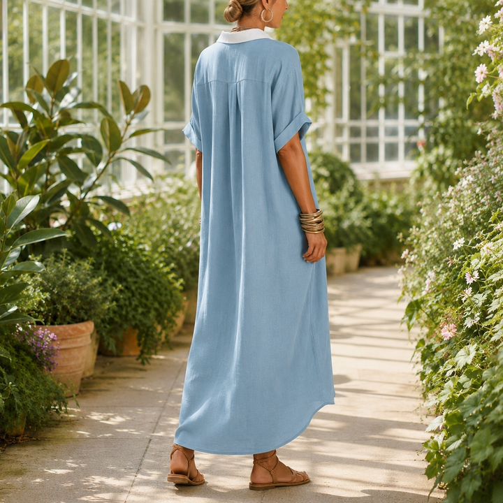 Bianca-Louise Contrast Maxi Dress