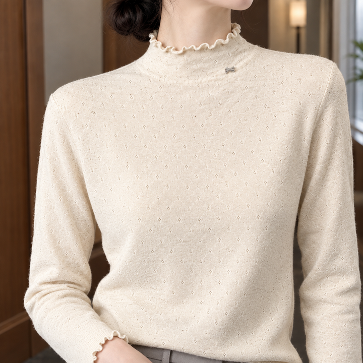 Selene-Marie Lettuce Edge Sweater