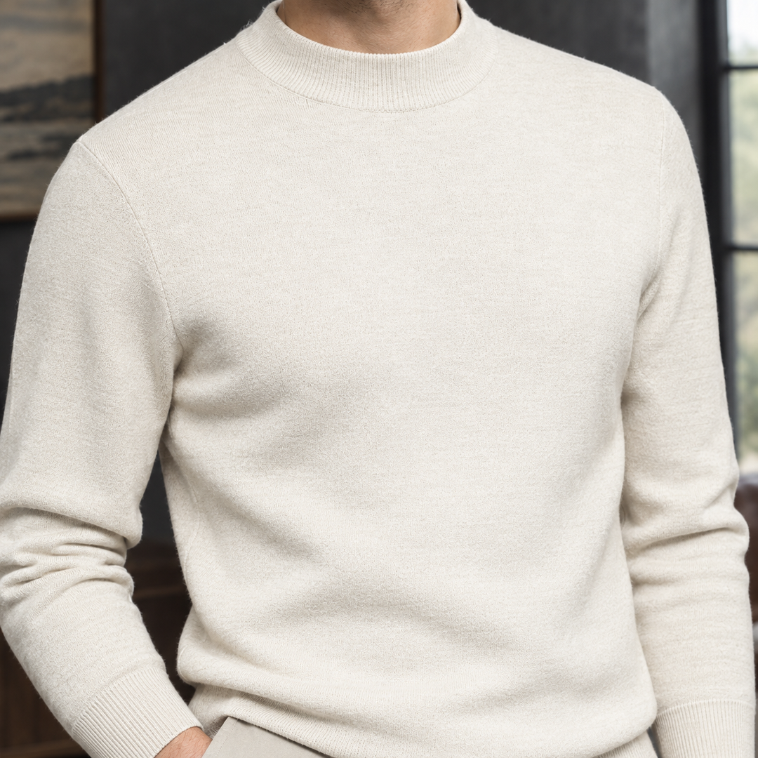 Caleb Mock Neck Sweater