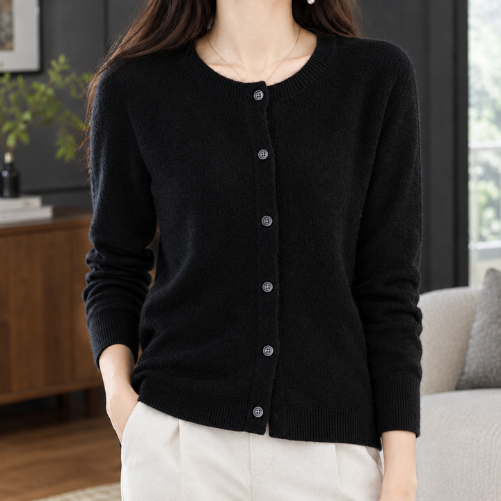 Michelle Round Neck Cardigan