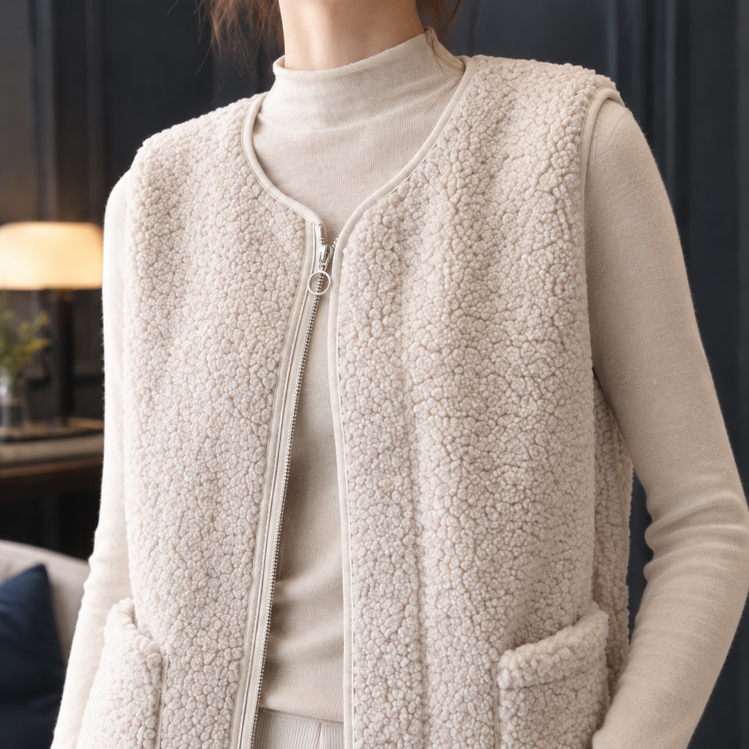 Roseline-Hope Teddy Zip Vest