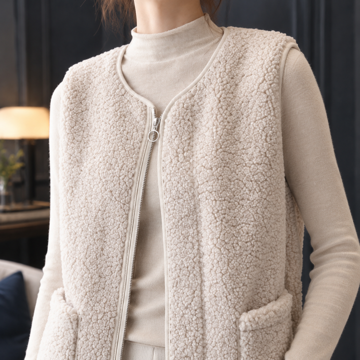 Roseline-Hope Teddy Zip Vest