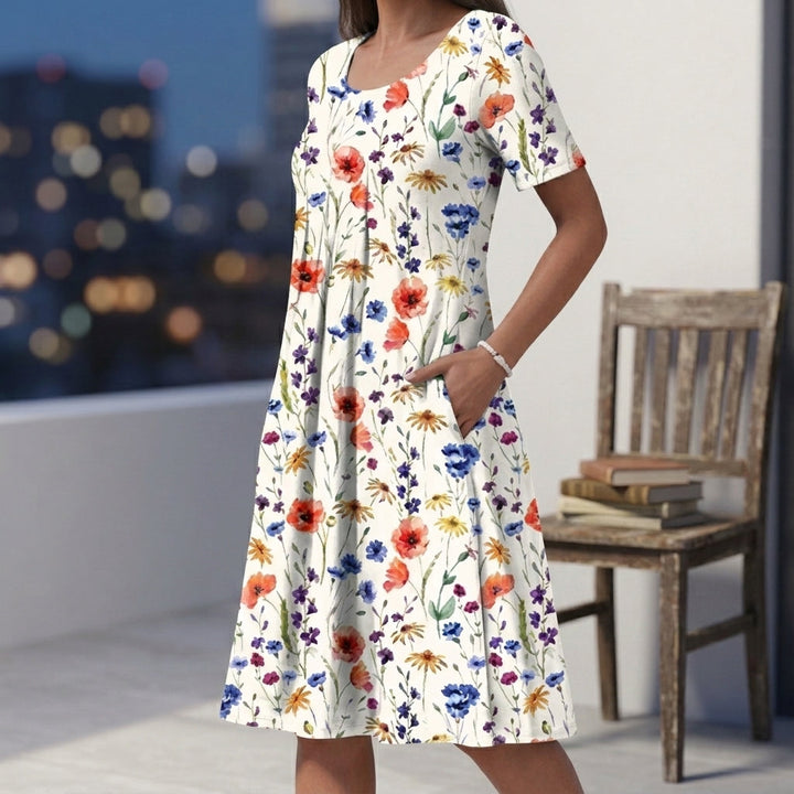 Celeste Gathered Dress