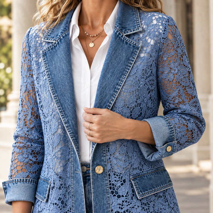 Carmen-Elise Lace Panel Jacket