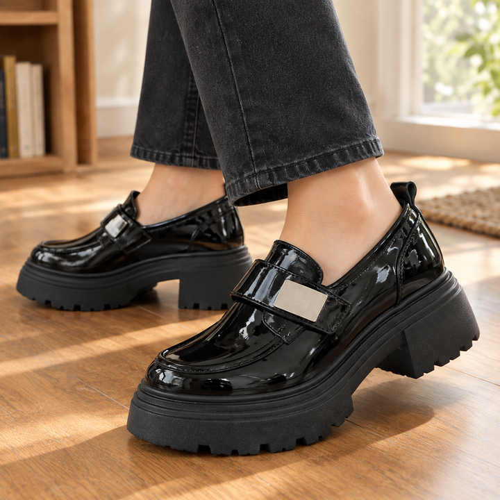 Mantegna Platform Mary Janes