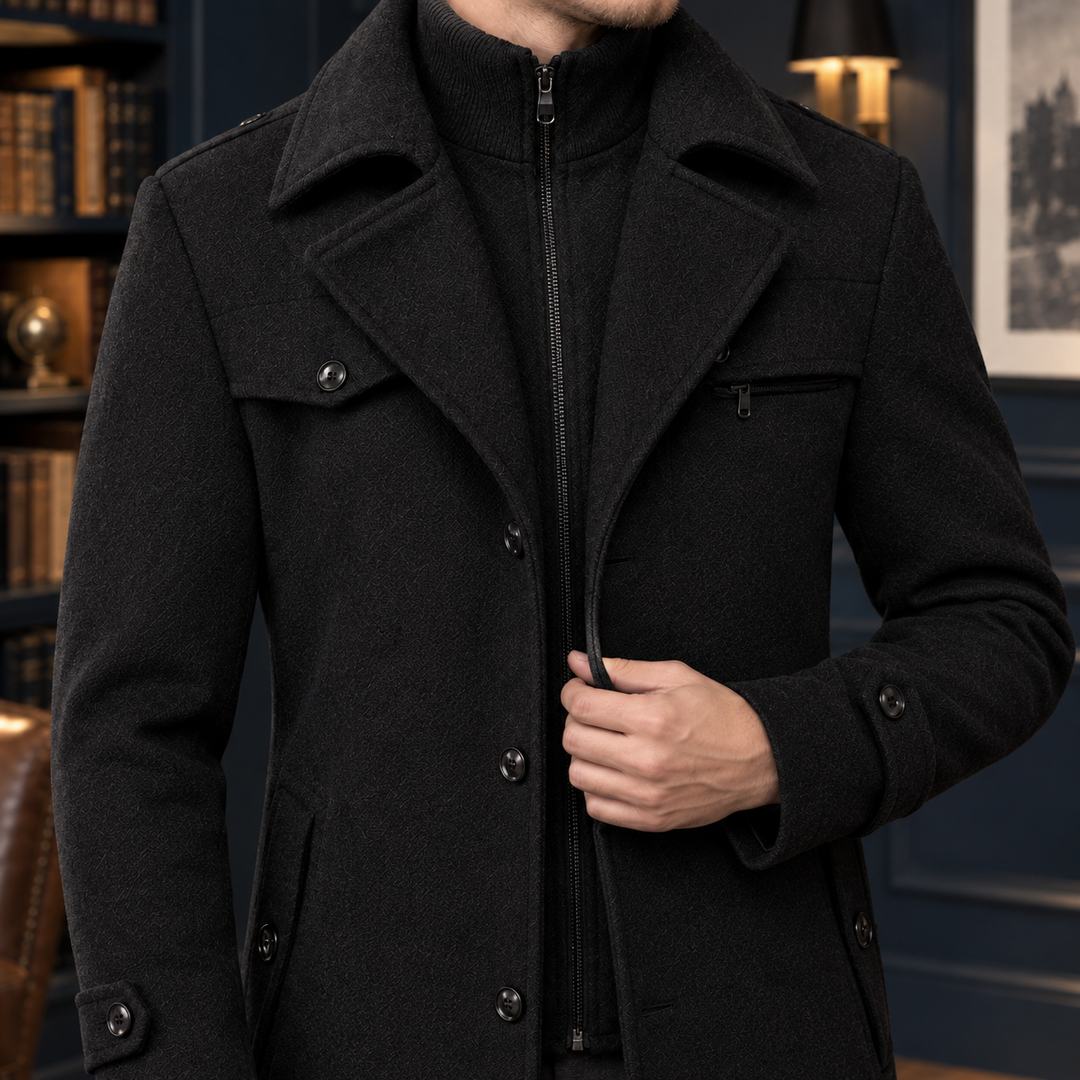 Vaughn Double Collar Coat