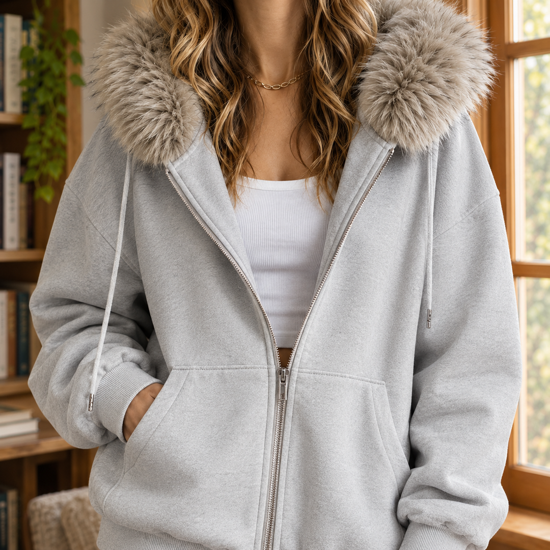 Ardith Fur Trim Hoodie