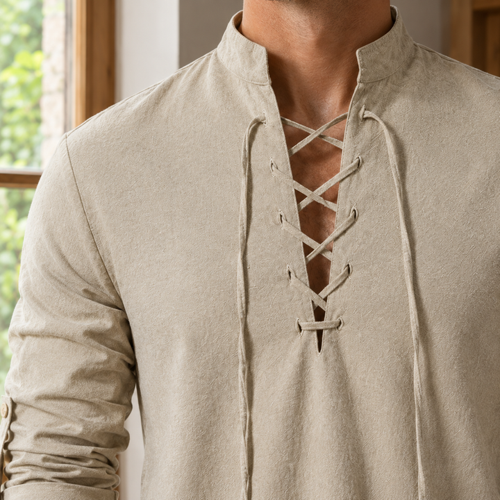 Hudson Lace-Up Shirt