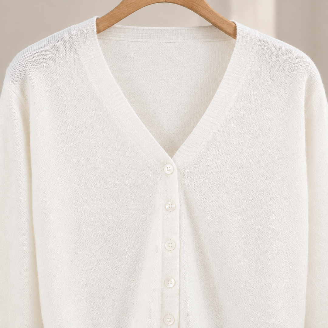 Pomeline-June V Neck Cardigan