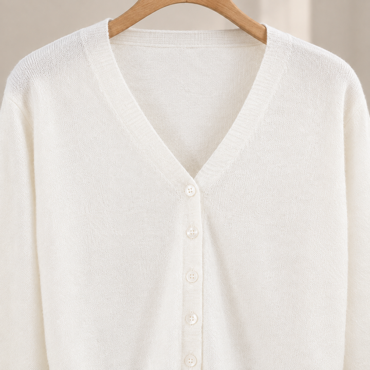 Pomeline-June V Neck Cardigan