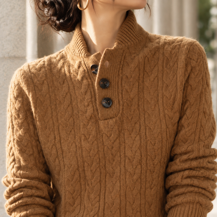 Brigitta-Rae Cable Knit Sweater