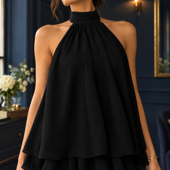 Nicole Halter Mini Dress
