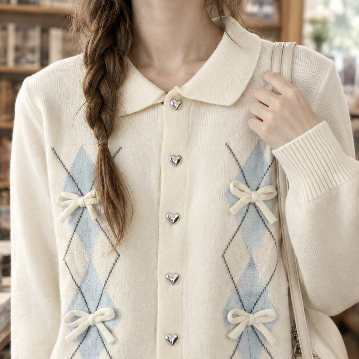 Hazel-Rae Bow Cardigan