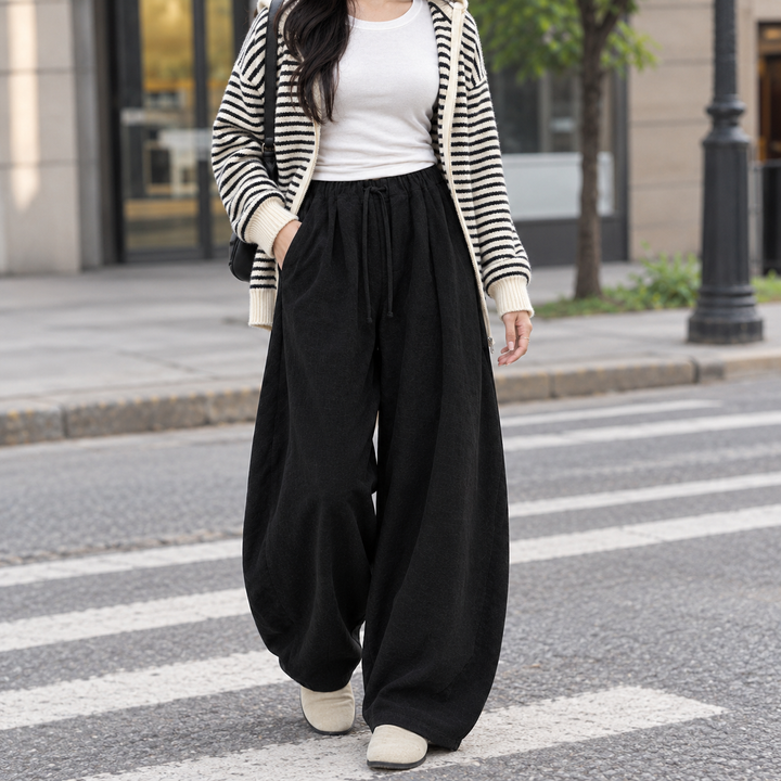 Molly-Eve Relaxed Wide-Leg Cardigan