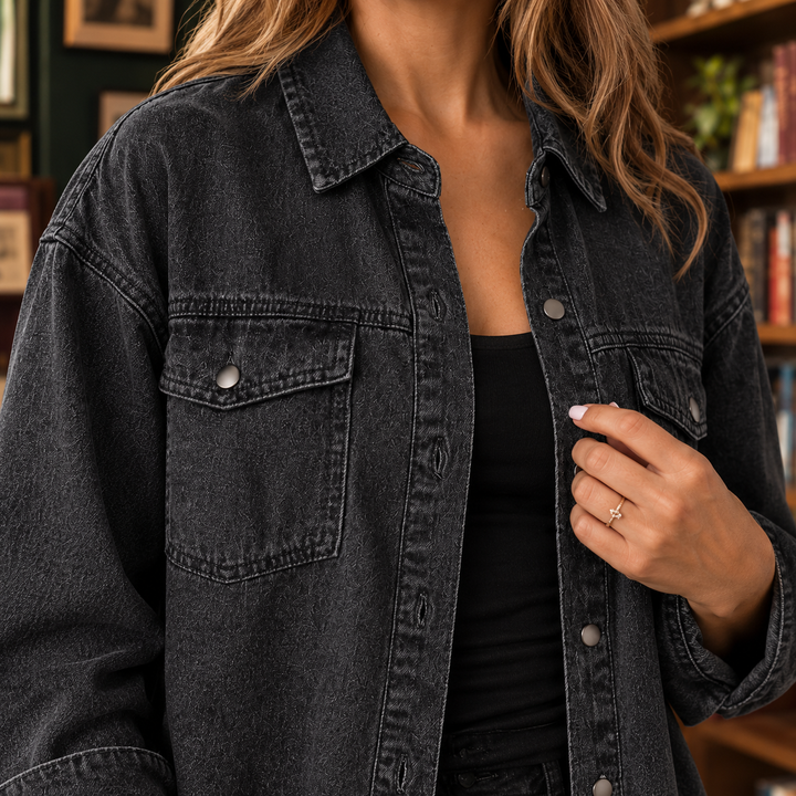 Claudia Frayed Overshirt