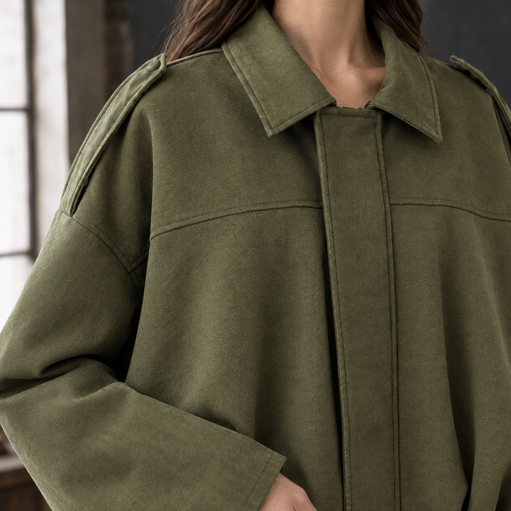 Kiera Oversized Bomber Jacket
