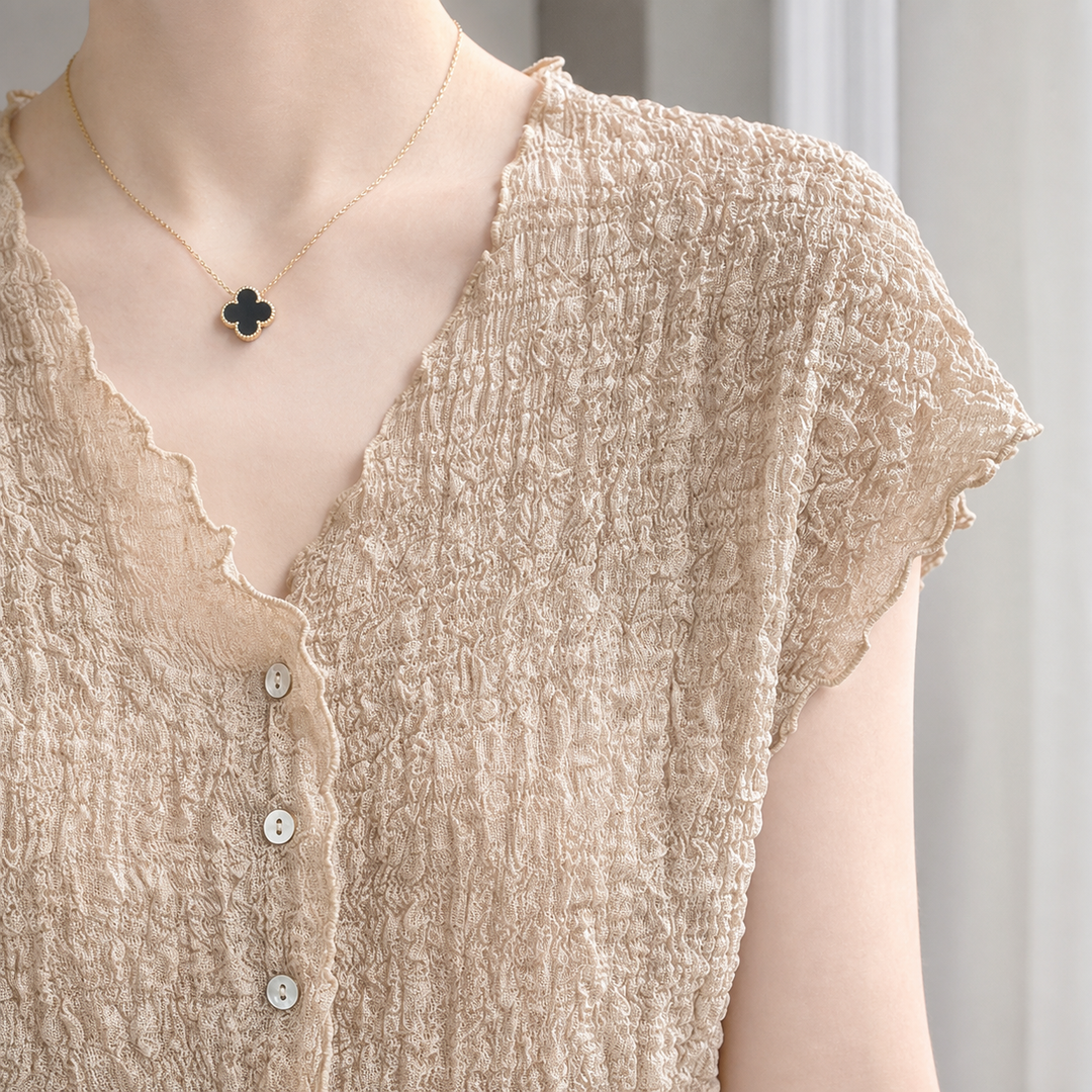 Mabel-June Pleated Cardigan