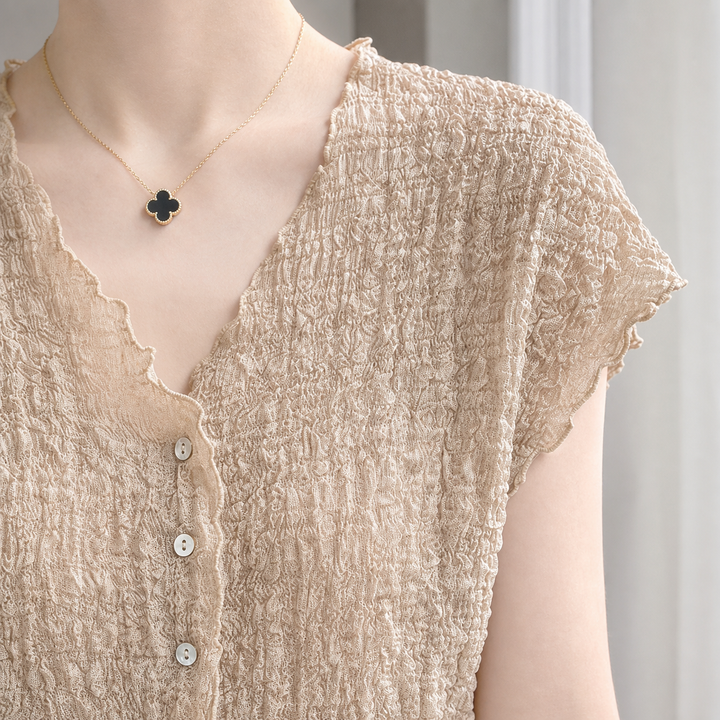 Mabel-June Pleated Cardigan