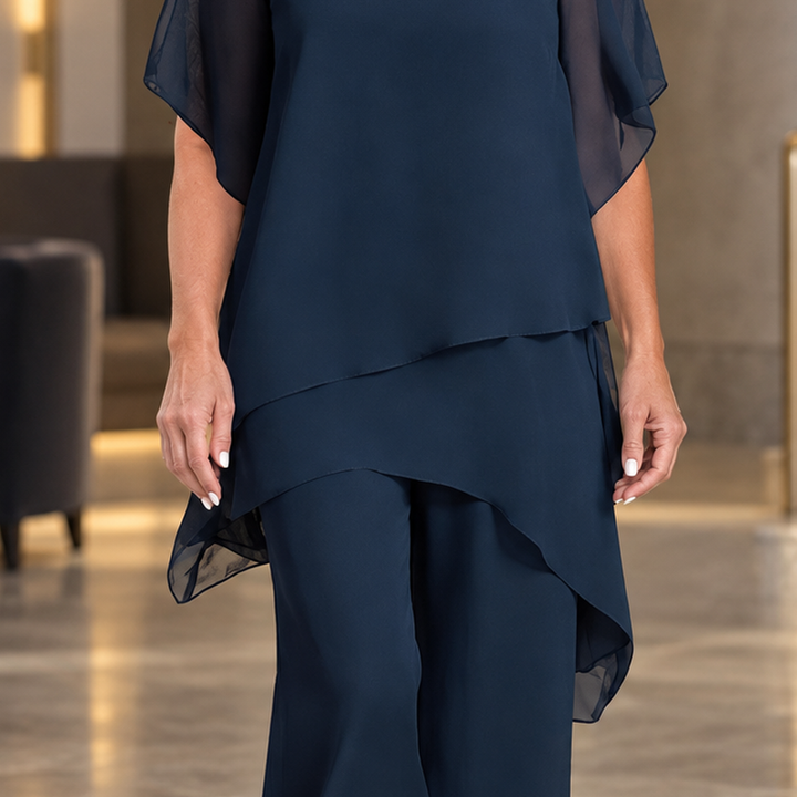Tamsin-Faye Layered Pants Set