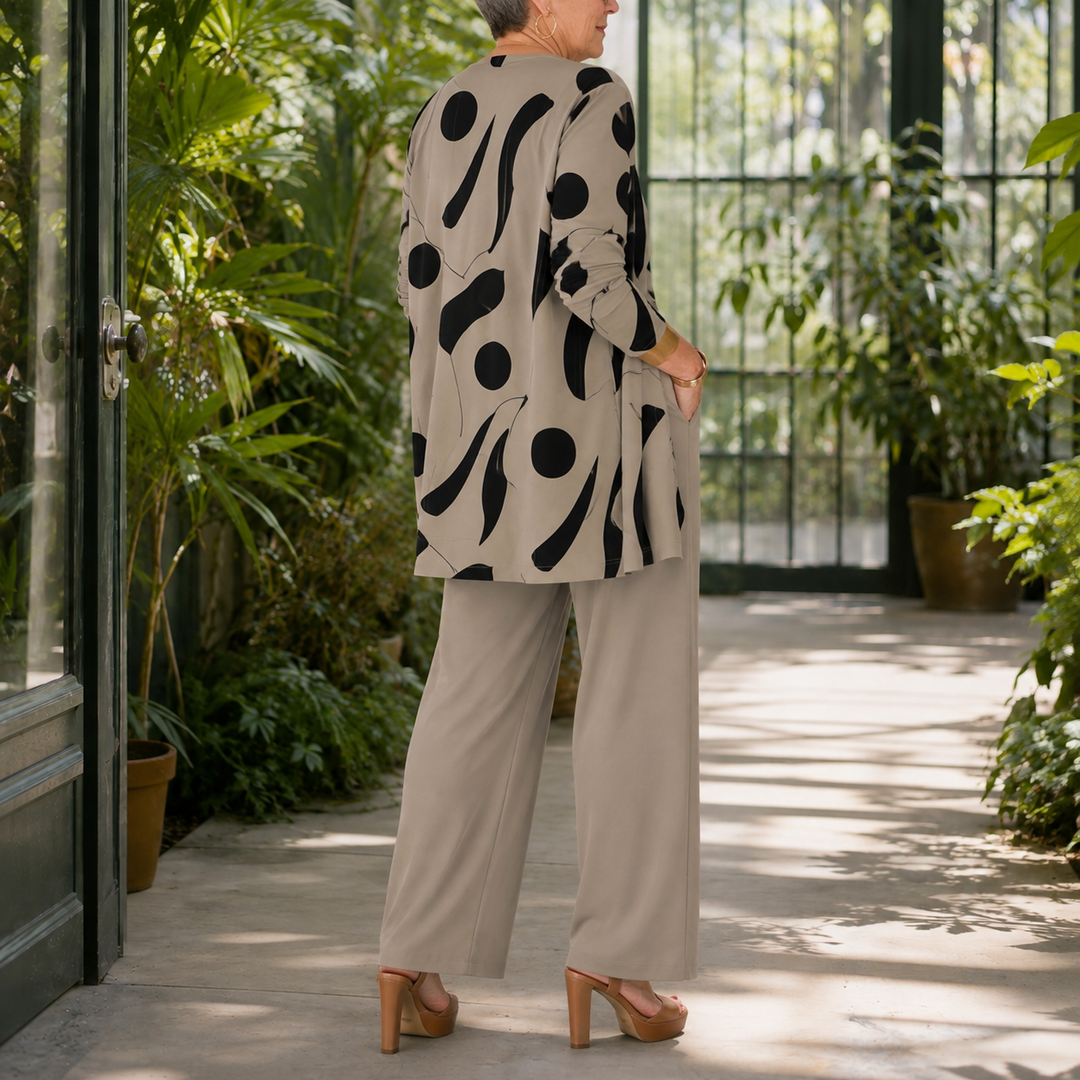 Celeste Printed Pants Set