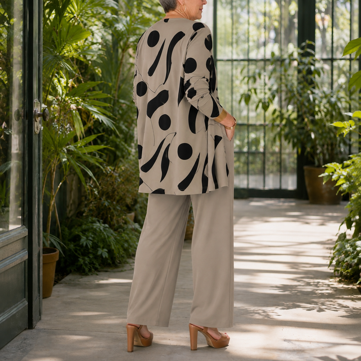 Celeste Printed Pants Set