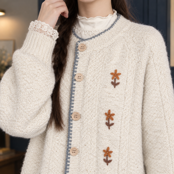 Bettina-Lane Floral Cardigan