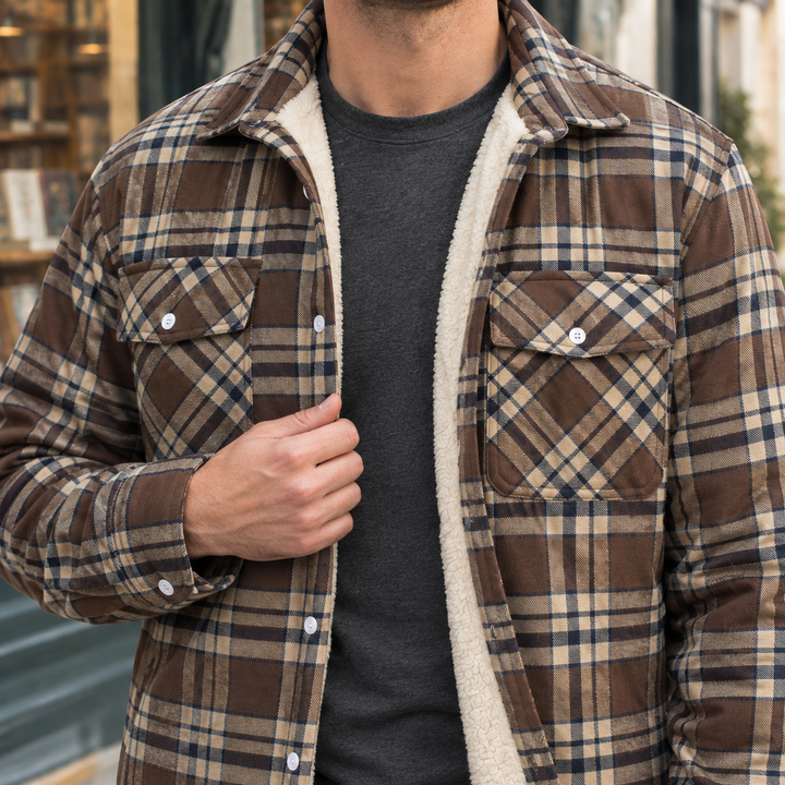 Dario Plaid Lined Jacket