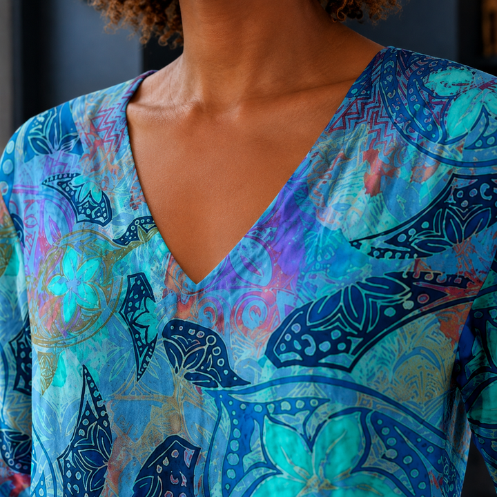 Clara-Kate V-Neck Blouse