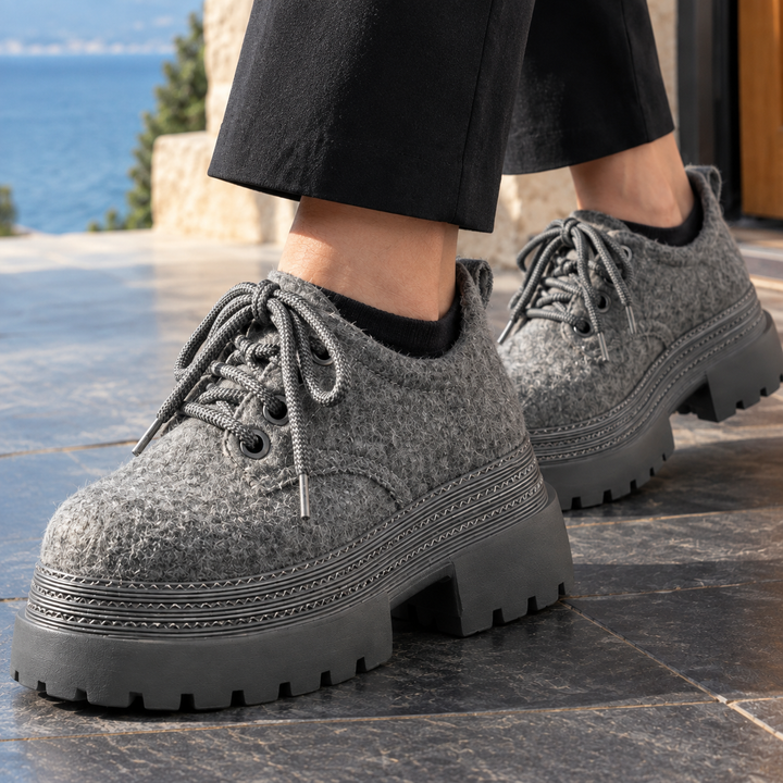 Olivieri-Vita Suede Platform Shoes