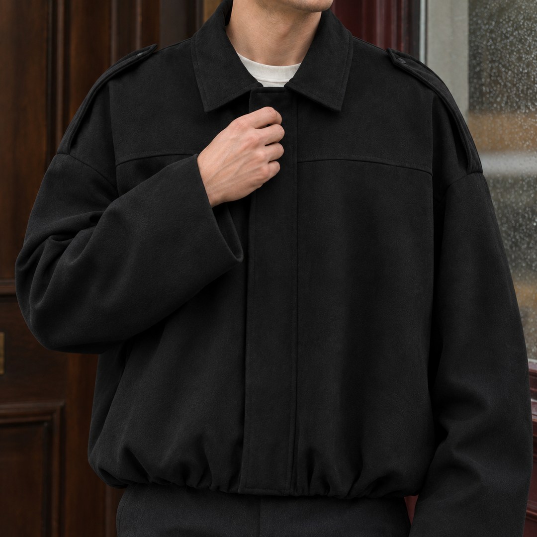 Marco Suede Bomber Jacket