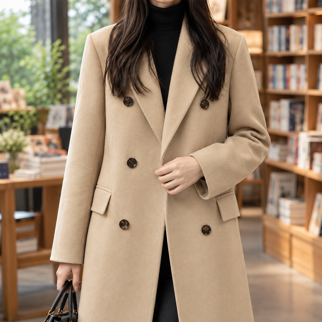 Guinevere-Lane Double Breasted Overcoat