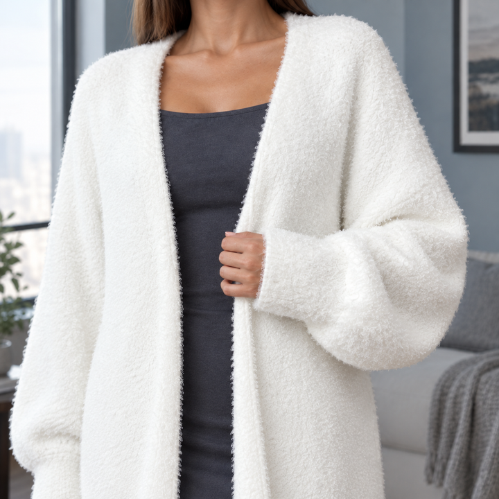 Jade Plush Cardigan