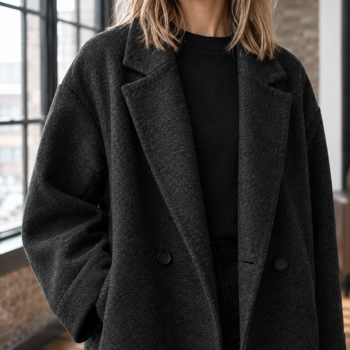 Serena-Faye Wool Blend Coat