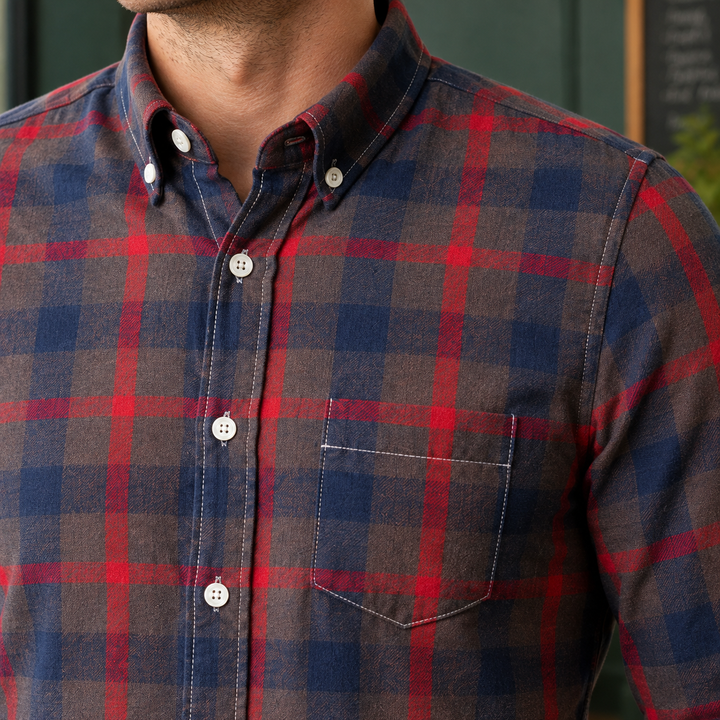 Oliver Plaid Shirt