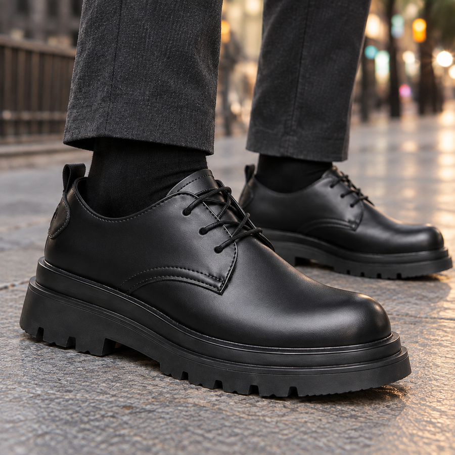 Corleone-Lucca Chunky Derby Shoes