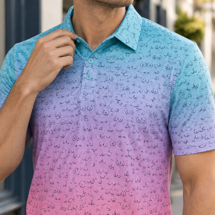Austin Printed Polo