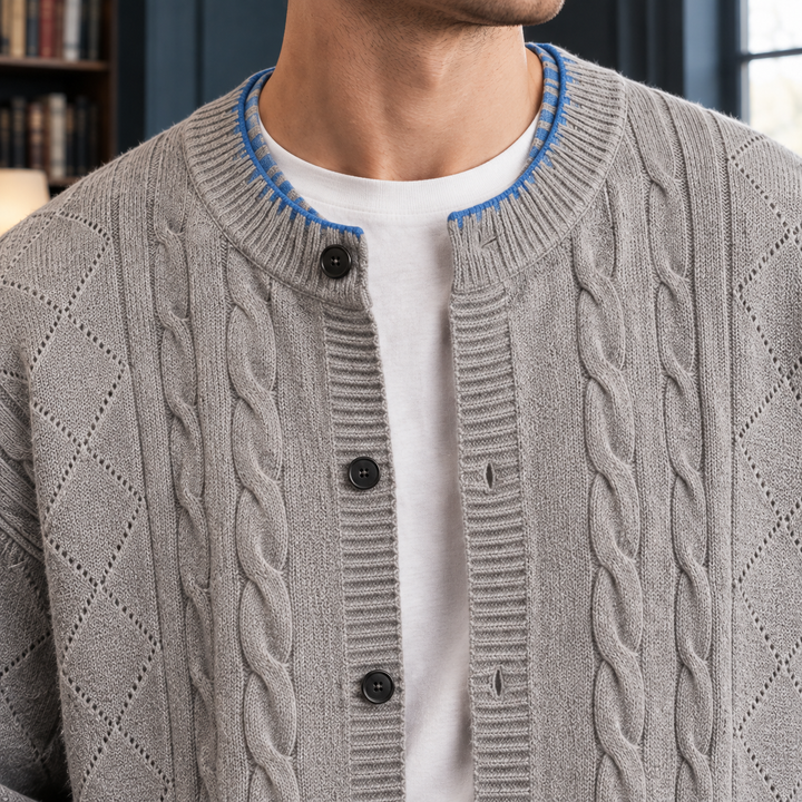 Hugh Cable Cardigan