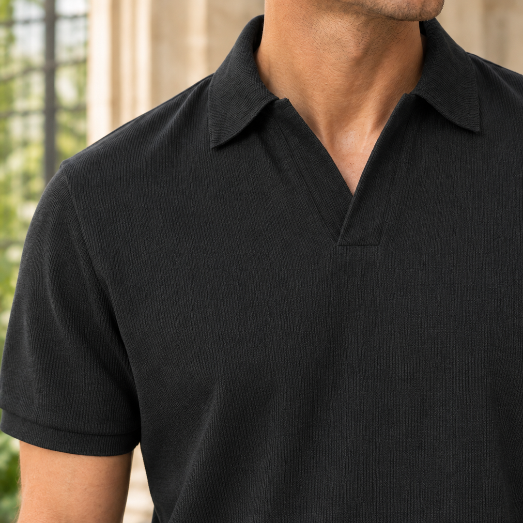 Mason Open Collar Polo
