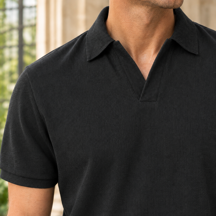 Mason Open Collar Polo